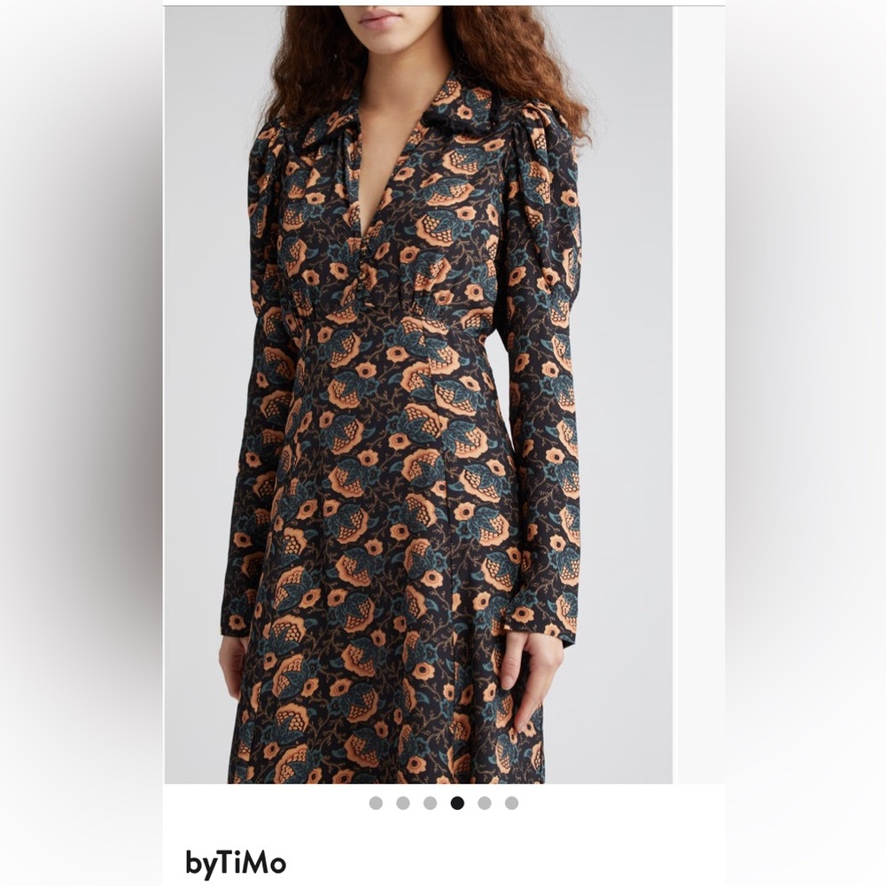 byTimo Autumn flowers dress size small